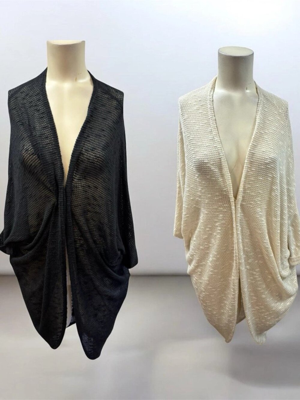Mudd, Woman,2 Cover Sweaters $20 Each,Black,Beige,Size M,Long Sleeve,V Neck.!